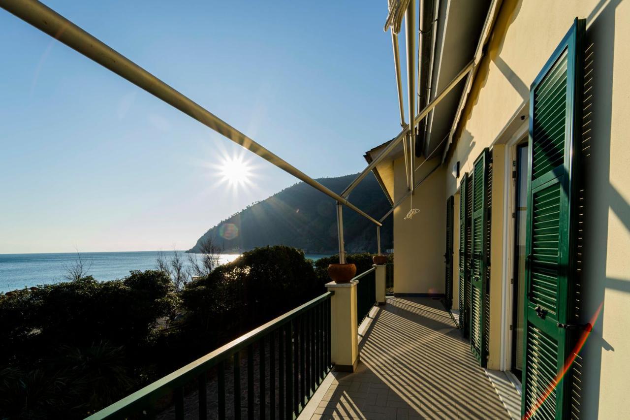 111 - Casa La Secca Vista Mare, 100Metri Dalla Spiaggia E Mare Moneglia Exterior foto